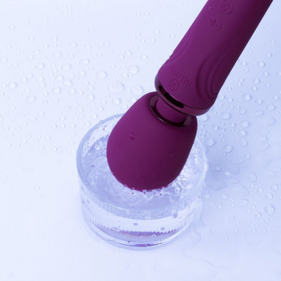 Фиолетовый wand-вибратор Selove Vela