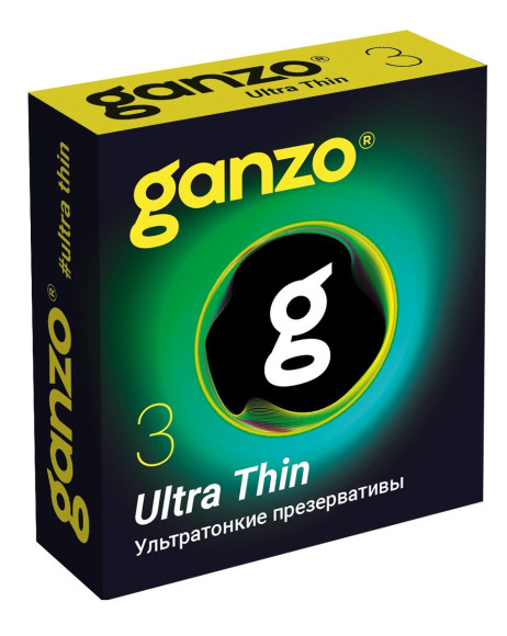 Ультратонкие презервативы Ganzo Ultra thin - 3 шт. Ультратонкие презервативы Ganzo Ultra thin - 3 шт.