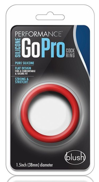 Красное эрекционное кольцо Silicone Go Pro Cock Ring Красное эрекционное кольцо Silicone Go Pro Cock Ring