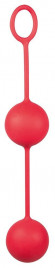 Красные вагинальные шарики на сцепке Красные вагинальные шарики на сцепке