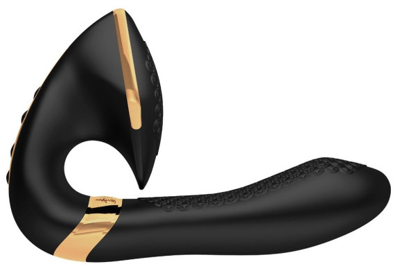 Черный вибростимулятор SOYO - 17 см. Черный вибростимулятор SOYO - 17 см.
