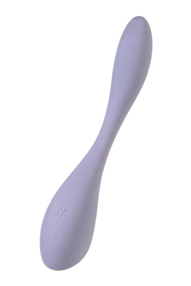 Сиреневый гибкий вибратор Satisfyer G-Spot Flex 5+ - 19,6 см. Сиреневый гибкий вибратор Satisfyer G-Spot Flex 5+ - 19,6 см.