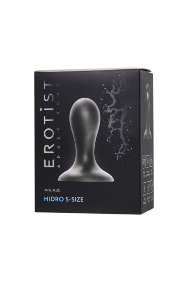 Черная анальная втулка Hidro S - 8,5 см. Черная анальная втулка Hidro S - 8,5 см.