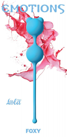 Голубые вагинальные шарики Emotions Foxy Голубые вагинальные шарики Emotions Foxy