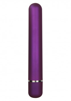 Фиолетовый классический вибратор GYRATING VIBRATOR - 18 см.