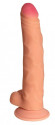 Телесный реалистичный фаллоимитатор с присоской №77 - 20 см. Телесный реалистичный фаллоимитатор с присоской №77 - 20 см.