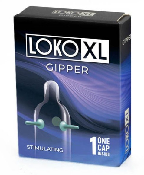 Стимулирующая насадка на пенис LOKO XL GIPPER Стимулирующая насадка на пенис LOKO XL GIPPER