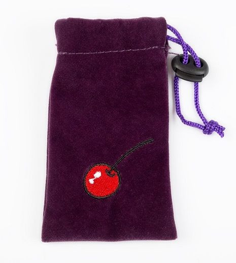 Маленькая золотистая витая пробка с синим кристаллом - 7,5 см.