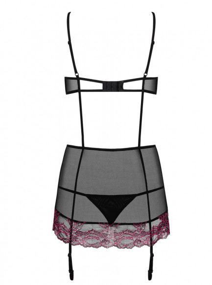 Полупрозрачная сорочка Sedusia с открытой спинкой