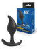 Черный анальный стимулятор - 9,2 см. Черный анальный стимулятор - 9,2 см.