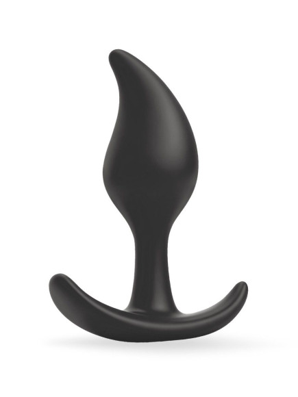 Черный анальный стимулятор - 9,2 см. Черный анальный стимулятор - 9,2 см.