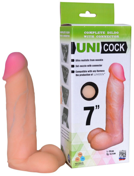 Фаллическая насадка Харнесс UNICOCK 7 - 19 см. Фаллическая насадка Харнесс UNICOCK 7 - 19 см.
