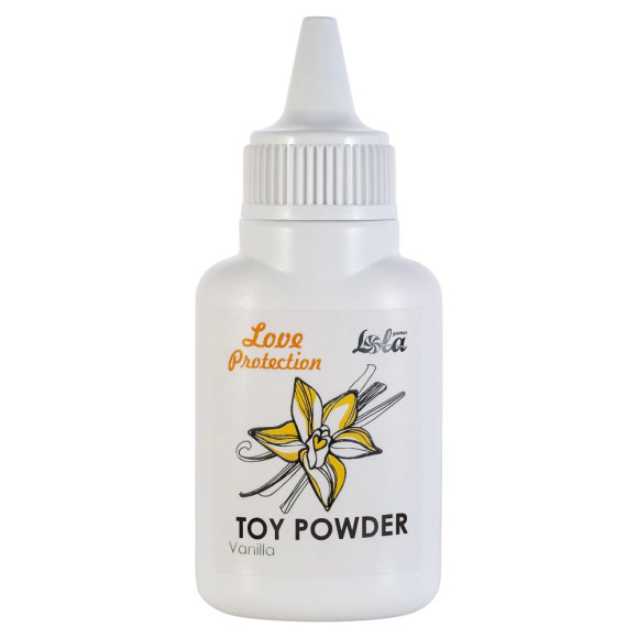 Пудра для игрушек Love Protection с ароматом ванили - 15 гр. Пудра для игрушек Love Protection с ароматом ванили - 15 гр.