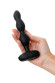 Черный анальный стимулятор с вибрацией и вращением Ridge - 17,2 см. Черный анальный стимулятор с вибрацией и вращением Ridge - 17,2 см.