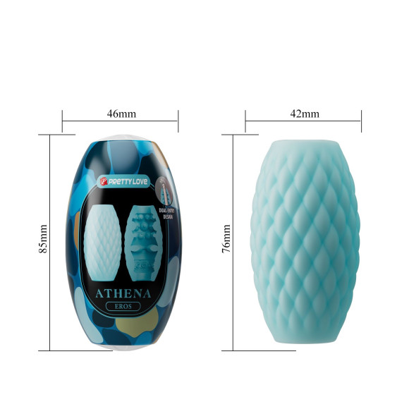 Голубой нереалистичный мастурбатор Athena Голубой нереалистичный мастурбатор Athena