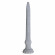 Серый силиконовый фаллоимитатор Basilisk - 43 см.