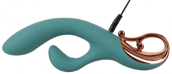 Бирюзовый вибратор-кролик The Magician Rabbit Vibrator - 22,5 см. Бирюзовый вибратор-кролик The Magician Rabbit Vibrator - 22,5 см.