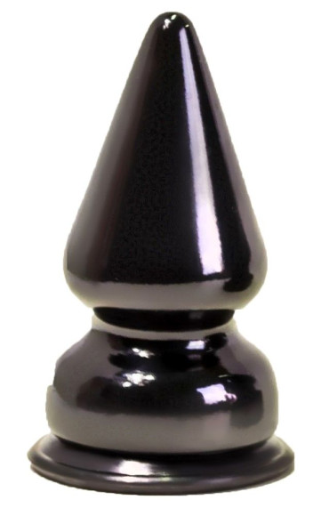 Чёрный анальный плаг MAGNUM 1 - 10 см. Чёрный анальный плаг MAGNUM 1 - 10 см.
