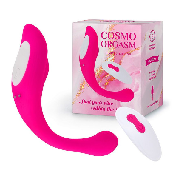 Розовый гибкий вибратор для двойной стимуляции Розовый гибкий вибратор для двойной стимуляции