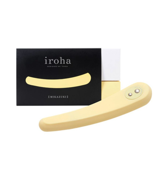 Жёлтый вибратор IROHA MIKAZUKI - 17,5 см. Жёлтый вибратор IROHA MIKAZUKI - 17,5 см.