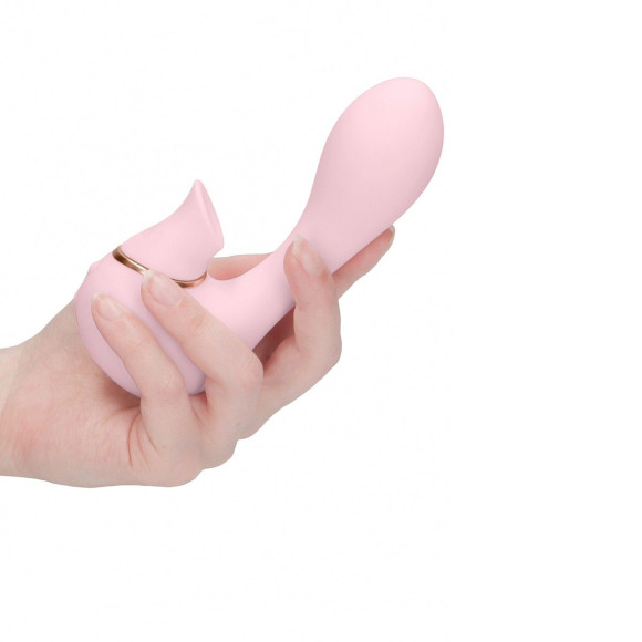 Розовый вакуум-волновой массажер с двойной стимуляцией Irresistible Mythical Розовый вакуум-волновой массажер с двойной стимуляцией Irresistible Mythical