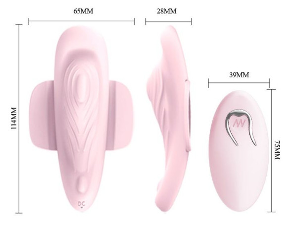 Клиторальный стимулятор Fairy Boat с дистанционным управлением Клиторальный стимулятор Fairy Boat с дистанционным управлением