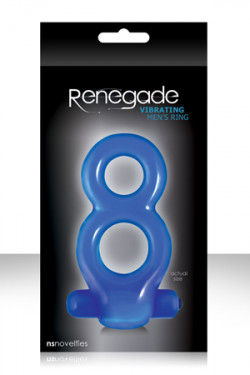Синее эрекционное вибро-кольцо RENEGADE MAN Синее эрекционное вибро-кольцо RENEGADE MAN