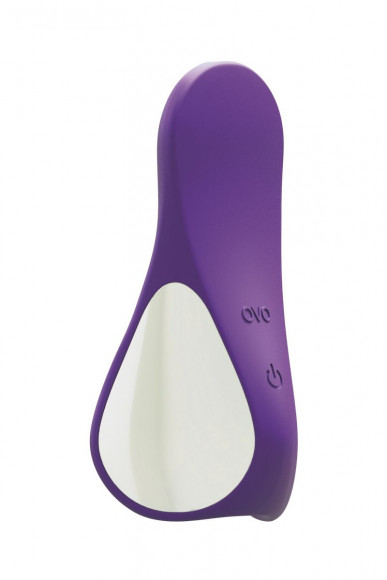 Перезаряжаемый клиторальный стимулятор ежевичного цвета