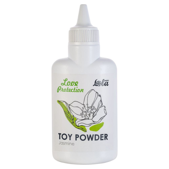 Пудра для игрушек Love Protection с ароматом жасмина - 30 гр. Пудра для игрушек Love Protection с ароматом жасмина - 30 гр.