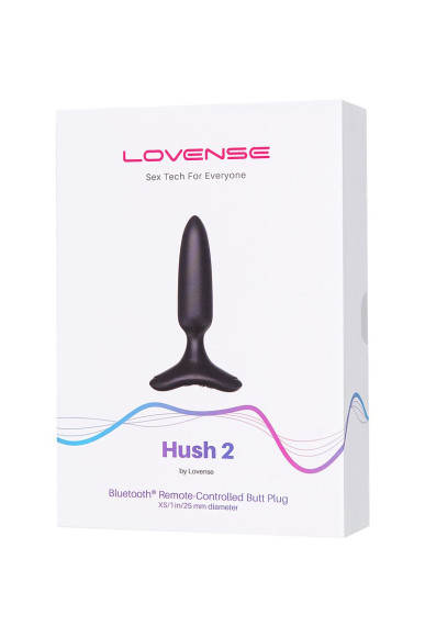 Черная анальная втулка Hush 2 (XS) - 12,1 см. Черная анальная втулка Hush 2 (XS) - 12,1 см.