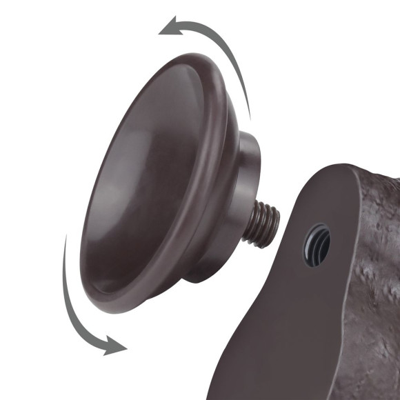 Коричневый фаллоимитатор-реалистик 8 Sliding Skin Dual Layer Dong - 20 см. Коричневый фаллоимитатор-реалистик 8 Sliding Skin Dual Layer Dong - 20 см.