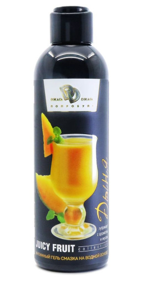 Интимный гель на водной основе JUICY FRUIT с ароматом дыни - 200 мл. Интимный гель на водной основе JUICY FRUIT с ароматом дыни - 200 мл.