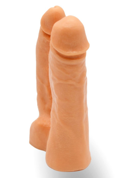 Двойной фаллоимитатор на трусиках с плугом - 15 см. Двойной фаллоимитатор на трусиках с плугом - 15 см.