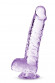 Сиреневый фаллоимитатор 6 Inch Crystalline Dildo - 15,2 см. Сиреневый фаллоимитатор 6 Inch Crystalline Dildo - 15,2 см.
