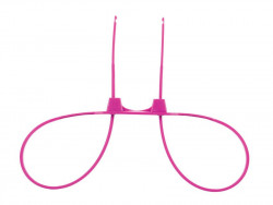 Розовые пластиковые наручники Zip Tie Cuffs