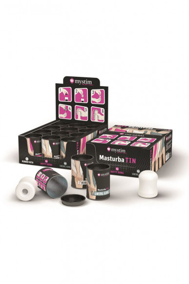 Набор из 12 мастурбаторов Mystim MasturbaTIN Набор из 12 мастурбаторов Mystim MasturbaTIN