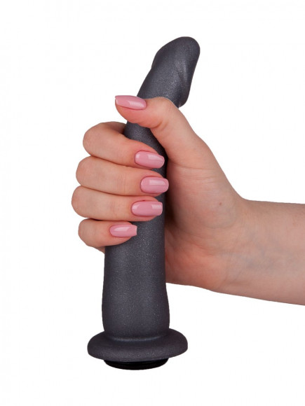 Чёрная насадка на пояс харнесс PLATINUM BENT 3 - 20 см. Чёрная насадка на пояс харнесс PLATINUM BENT 3 - 20 см.