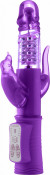 Фиолетовый вибратор Tarzan 2.0 с отростками для дополнительной стимуляции - 23,9 см.