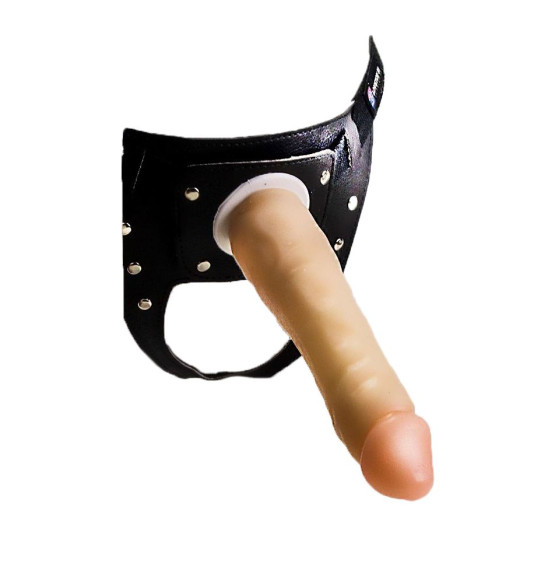 Телесная насадка-фаллос на трусиках с плугом - 16,5 см. Телесная насадка-фаллос на трусиках с плугом - 16,5 см.