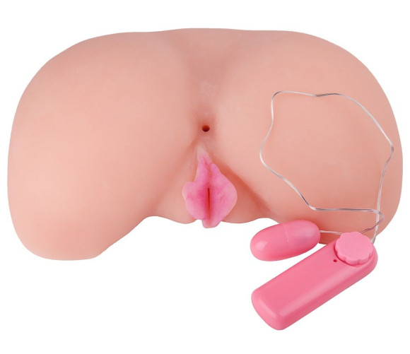 Вагина из кибер-кожи с выносным пультом управления вибрацией Вагина из кибер-кожи с выносным пультом управления вибрацией