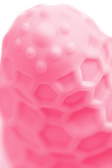 Розовый рельефный мастурбатор Flaff Розовый рельефный мастурбатор Flaff