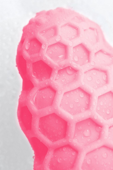 Розовый рельефный мастурбатор Flaff Розовый рельефный мастурбатор Flaff