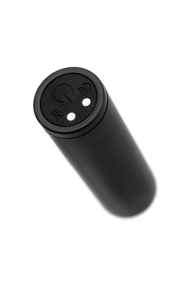 Черная перезаряжаемая вибропуля с пультом ДУ RealStick CALIBER Черная перезаряжаемая вибропуля с пультом ДУ RealStick CALIBER