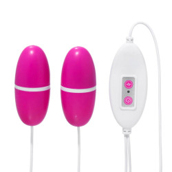 Ярко-розовые виброяйца, работающие от USB Ярко-розовые виброяйца, работающие от USB