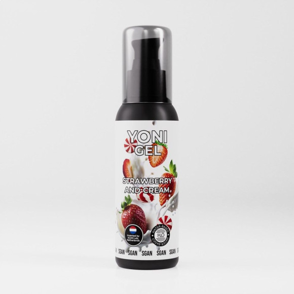 Лубрикант для орального секса SGAN со вкусом клубники со сливками - 100 мл. Лубрикант для орального секса SGAN со вкусом клубники со сливками - 100 мл.