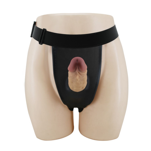 Полый страпон на регулируемых трусиках Houston - 17,5 см. Полый страпон на регулируемых трусиках Houston - 17,5 см.