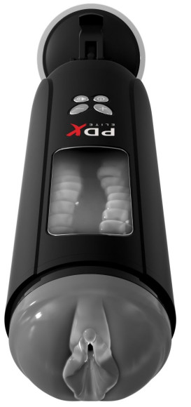 Серый мастурбатор-вагина с функцией переминания Ultimate Milker Серый мастурбатор-вагина с функцией переминания Ultimate Milker