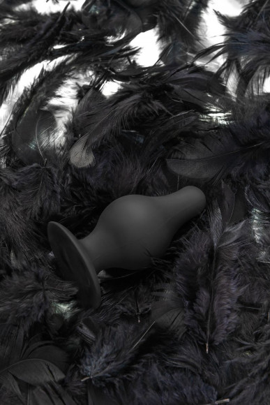 Черная анальная втулка Spade S - 8 см. Черная анальная втулка Spade S - 8 см.