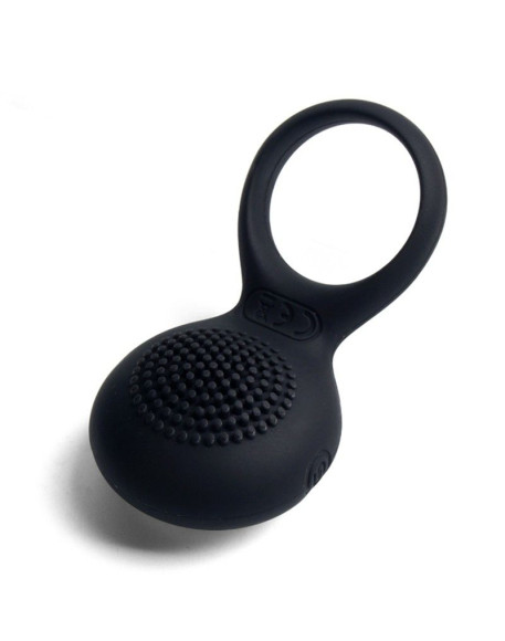 Чёрное перезаряжаемое эрекционное виброкольцо Tyler Чёрное перезаряжаемое эрекционное виброкольцо Tyler