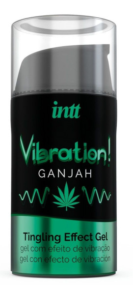 Жидкий интимный гель с эффектом вибрации Vibration! Ganjah - 15 мл. Жидкий интимный гель с эффектом вибрации Vibration! Ganjah - 15 мл.